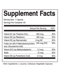 B-Complex Supplement Facts