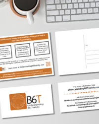 B6 toxicity information postcards and business cards